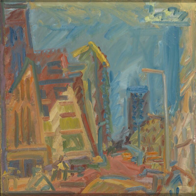 Frank Auerbach | Mornington Crescent - Summer Morning (2004) | Artsy