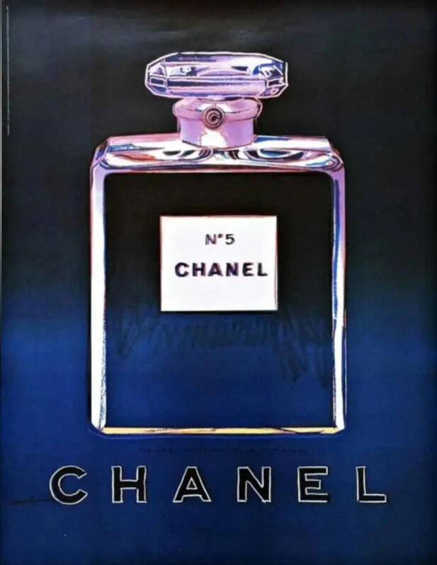 Andy Warhol, Chanel N5 Original vintage poster - Black (1997), Available  for Sale