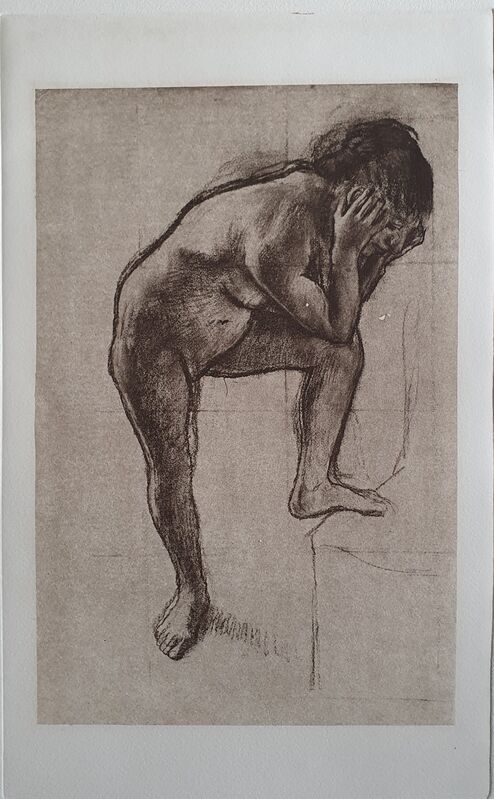 Femme au bain — Edgar Degas