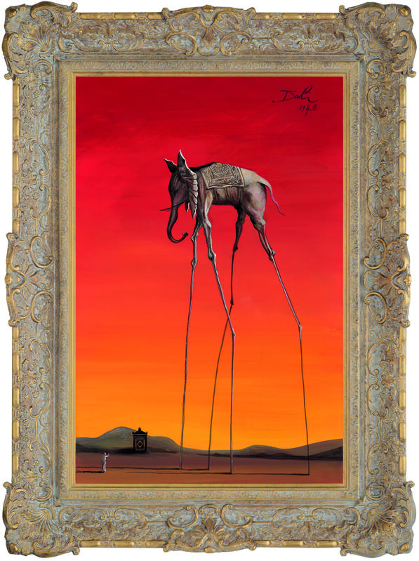 John Myatt | Elephant In The Style Of Salvador Dali, 1948 (2015) | Artsy