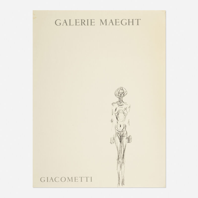 Alberto Giacometti Galerie Maeght poster (1961) | Artsy