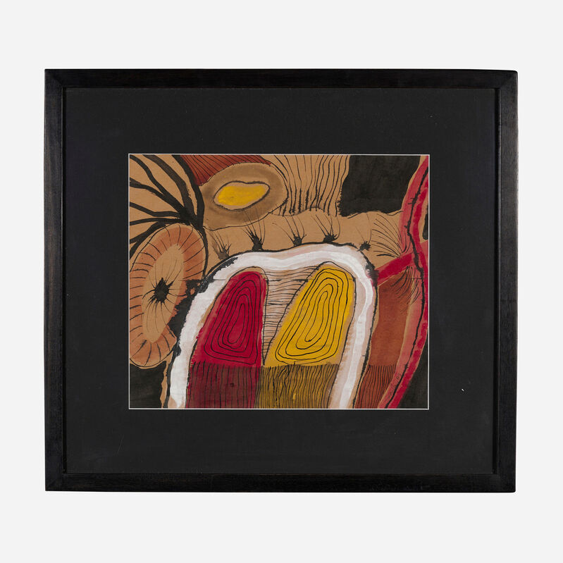 Charles Searles | Abstraction with Red, Yellow and White (1989) | Artsy