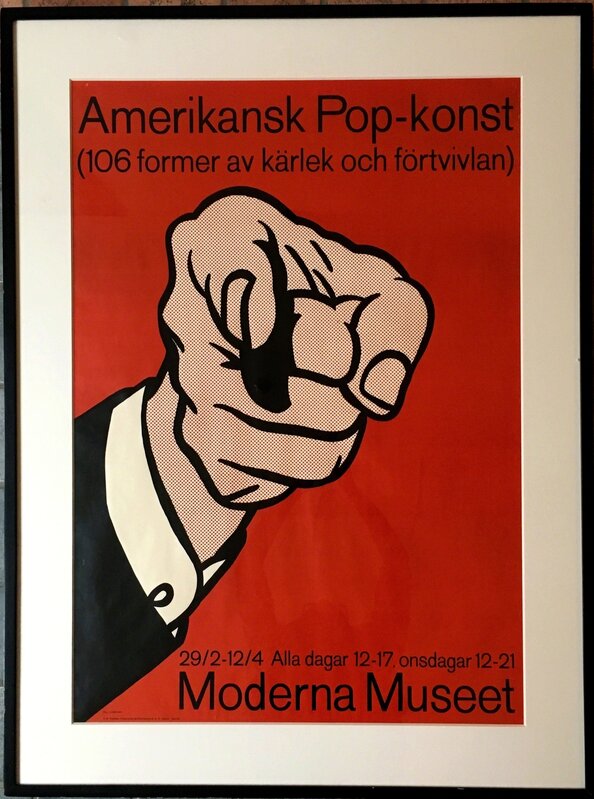 the Poster (1964) Moderna (De-accessioned Roy Pop-konst\