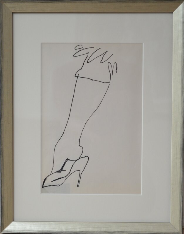 Andy Warhol, Shoe and Leg (ca. 1956), Available for Sale