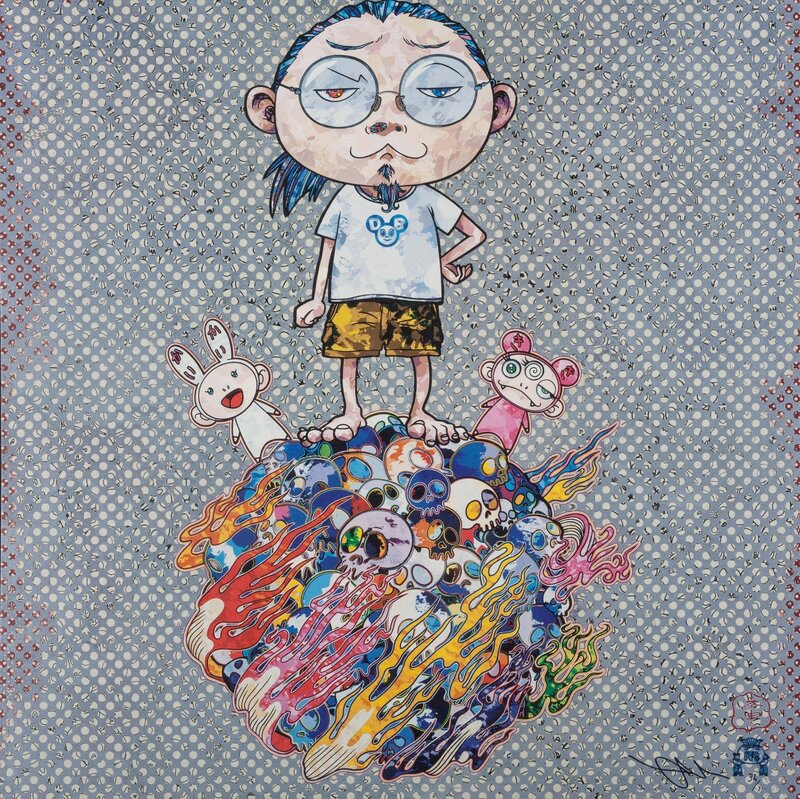 Takashi Murakami - MR. DOB COMES TO PLAY HIS FLUTE! for Sale