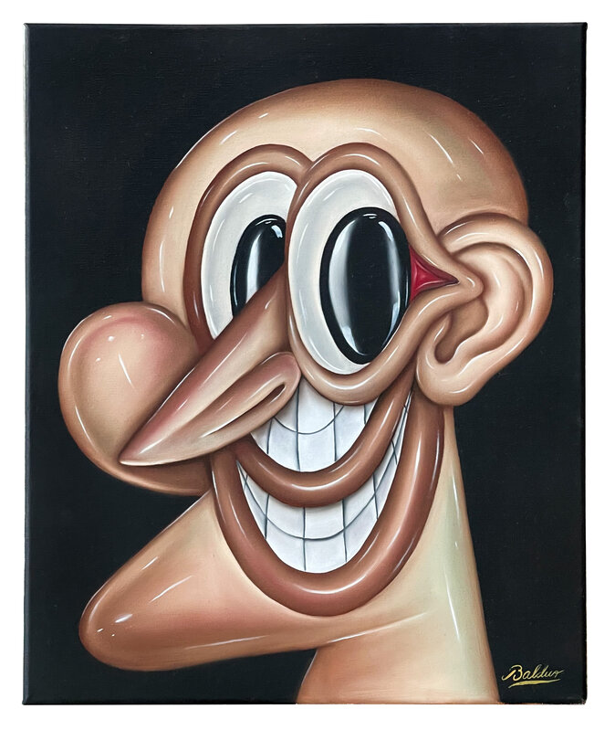 Baldur Helgason, ‘Head 1’, 2021, Painting, Oil on canvas, Artsy Auctions