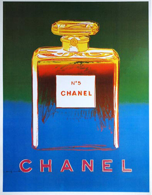 Andy Warhol | Chanel No. 5 (Green/Blue) (ca. 1997) | Available for Sale |  Artsy