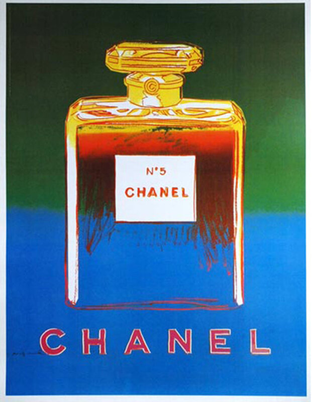 Andy Warhol Original Vintage Chanel No.5 Perfume Poster 1997 – The Ross Art  Group