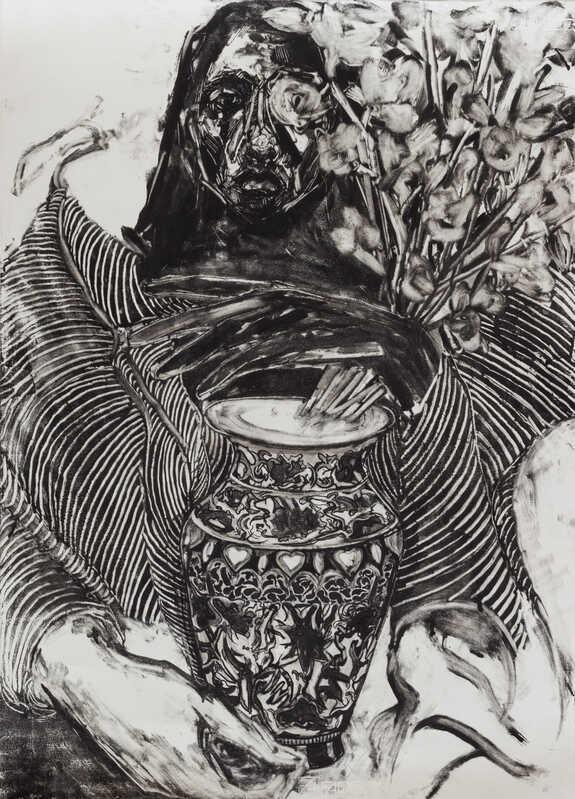 Song Kang Pencil And Ink Drawing Rendering In Pen And Ink By