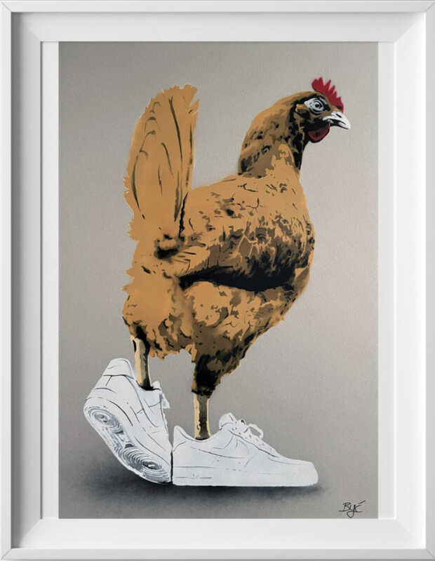 Być Chicken Nike Air Force (2024) Artsy