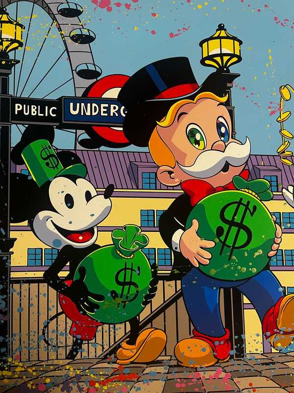 Alec Monopoly Hand-Finished « London Money Bags » (2025