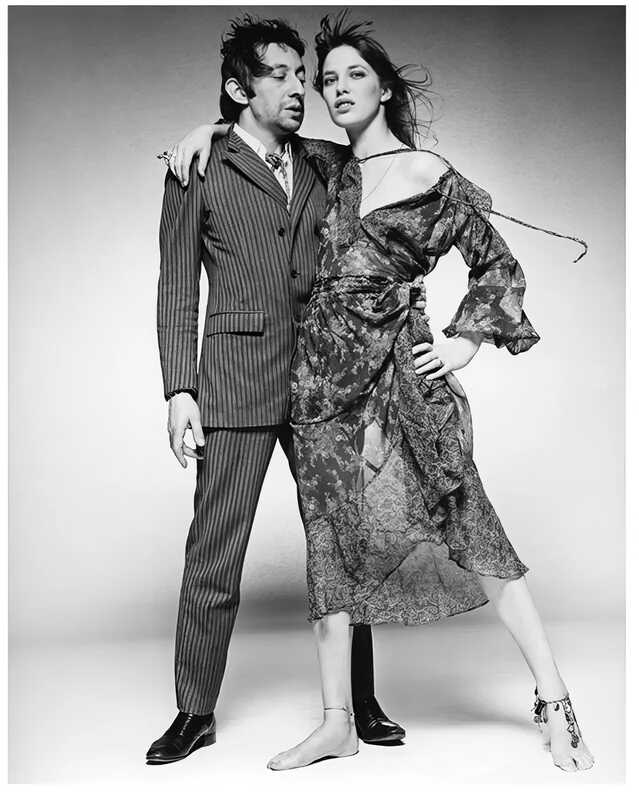 Terry O'Neill Serge Gainsbourg and Jane Birkin (1970