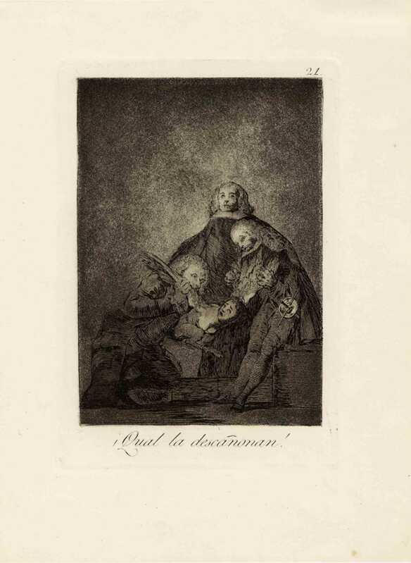 Francisco de Goya ¡Qual la descañonan! (1878) Available for