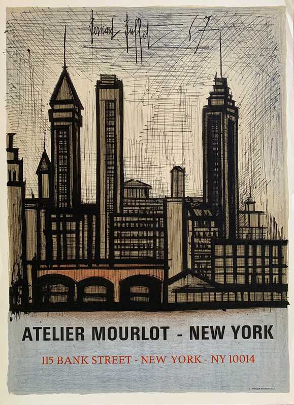 Bernard Buffet Atelier Mourlot Bank Street, New York (1967