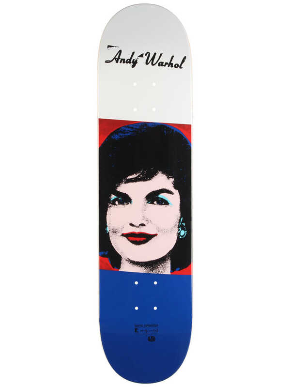 Andy Warhol Jackie Kennedy skateboard (2011) Available for