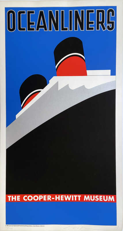 John Van Hamersveld Oceanliners, The Cooper-Hewitt Museum Print