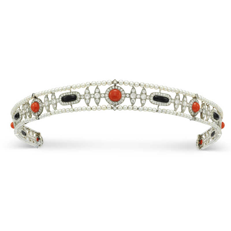 Art Deco Jewelry | Bandeau tiara (ca. 1925) | Artsy