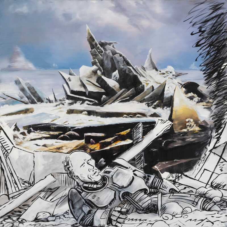 Michael Brennan (American) Robo Cop (Caspar David Friedrich