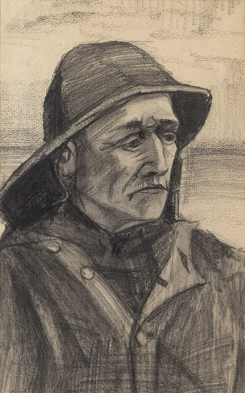 Vincent van Gogh Head of a Fisherman (1883) Artsy