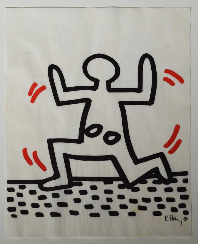 Keith Haring | Composition V, from: Bayer Suite (1982) | Available for Sale | Artsy