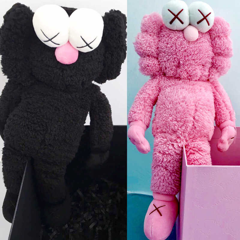 KAWS KAWS BFF Plush: set of (KAWS pink KAWS black BFF) (2016
