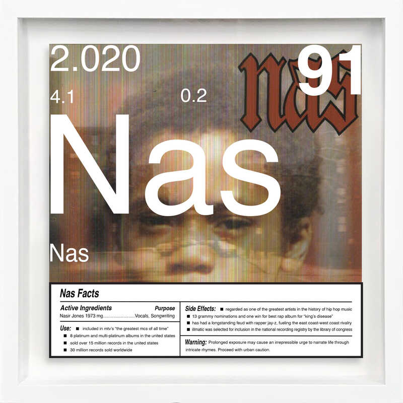 Daniel Allen Cohen | Periodic Table of Music - Nas - 91 (2023