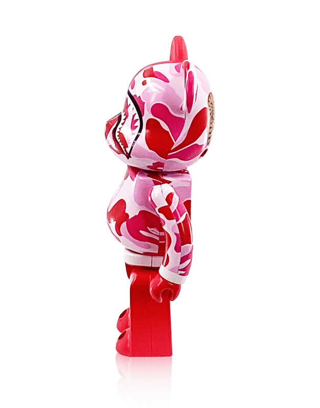 BE@RBRICK X BAPE 'ABC Camo Shark' (pink) (2022) Artsy