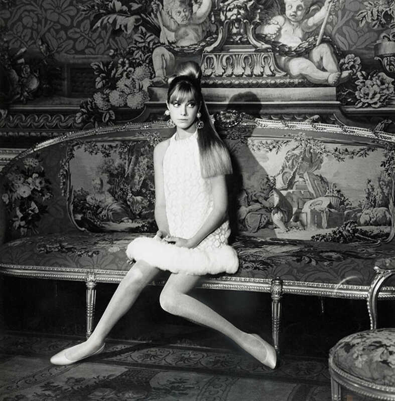 Jane Birkin Dresses Norman Parkinson Jane Birkin Wearing A White