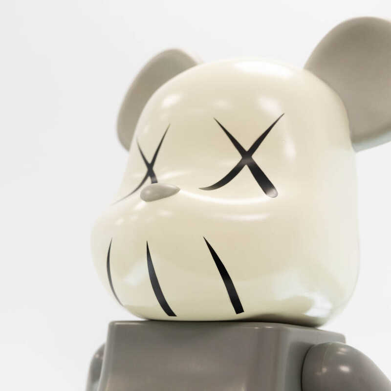 KAWS Bearbrick 1000% Grey (2002) Available - Main Image