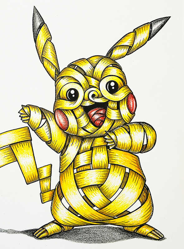 Otto Schade 'Ribboned Pikachu' **ON SALE** (2023) Artsy