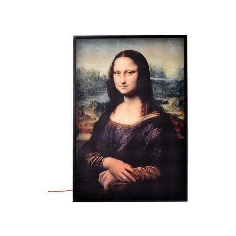 Virgil Abloh Mona Lisa, Artwork With Steel Frame (2019