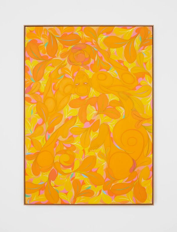 Tunji Adeniyi-Jones, ‘Deep Yellow Dive’, 2023, Painting, Oil on canvas, White Cube