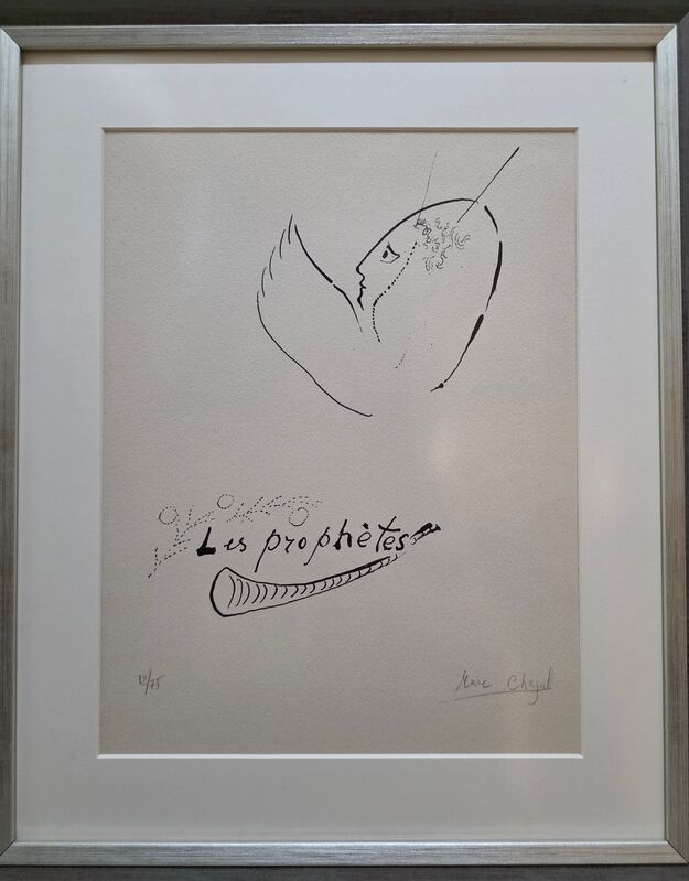 The Prophets (Hand-Signed) — Marc Chagall