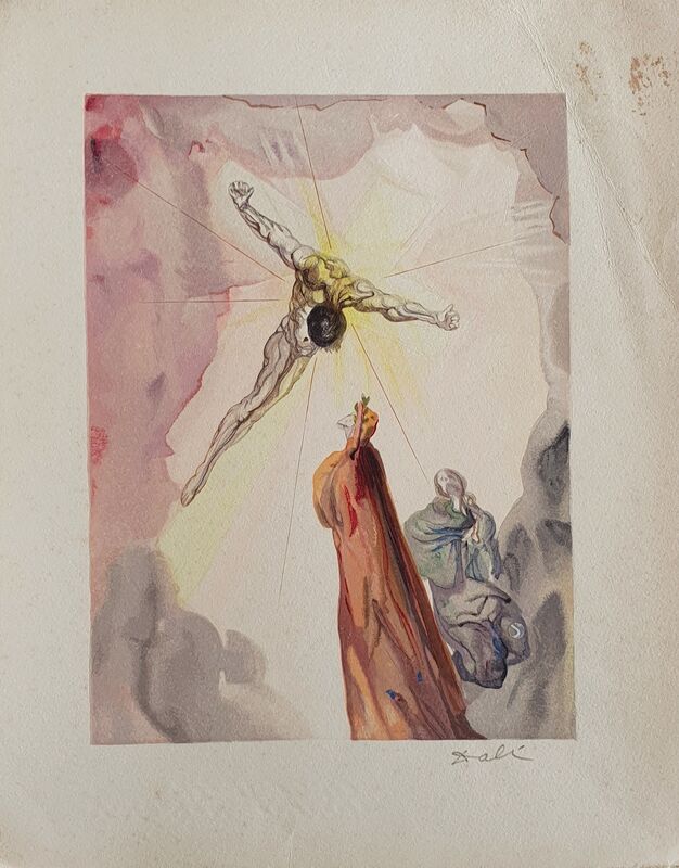 Paradis 14 – Apparition du Christ — Salvador Dalí