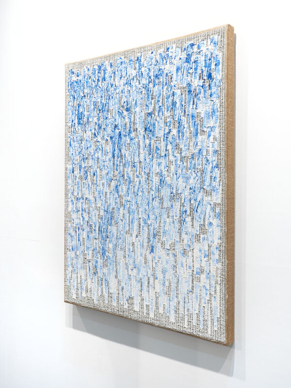 Ha Chong-hyun, ‘Conjunction 22-59’, 2022, Painting, Oil on hempcloth, Tina Kim Gallery