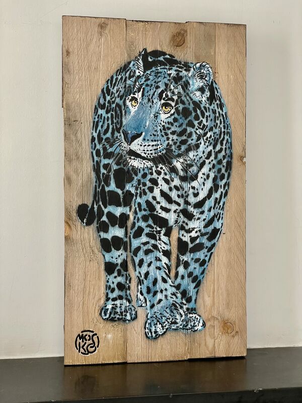 Mosko | Baby jaguar blue (2021) | Artsy