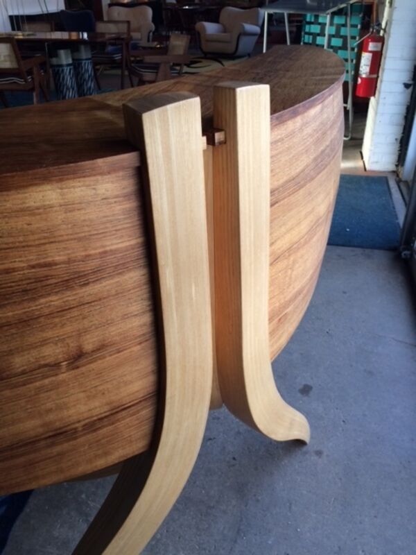 Jere Osgood | Large curved desk, Wilton, NH (1985) | Artsy