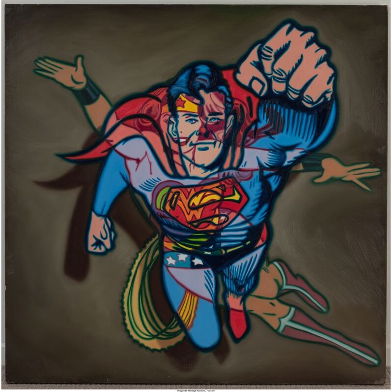 Ron English | Superman/Wonder Woman (1992) | Artsy