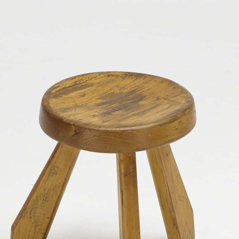 Charlotte Perriand, Stool from Les Arcs, Savoie (c. 1968)