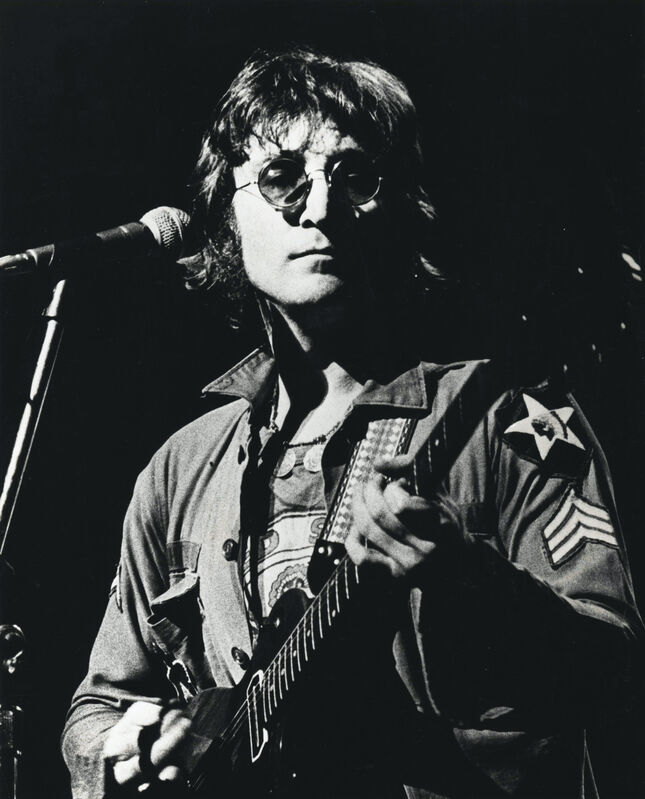 Bob Gruen, John Lennon | Bob Gruen John Lennon press photograph c.1972 ...