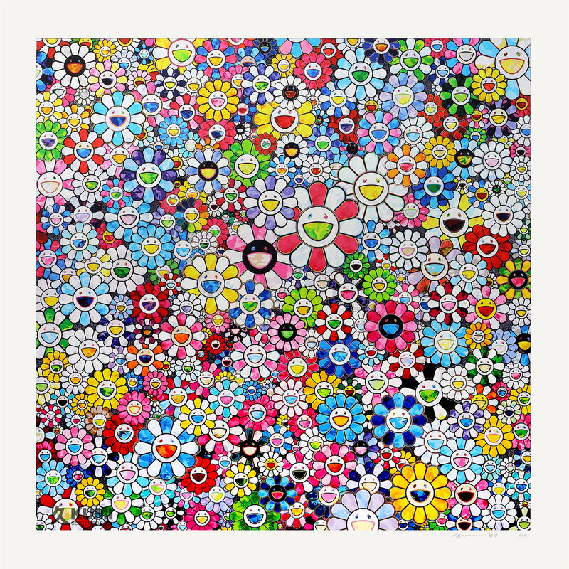 Takashi Murakami | Flowers with Smiley Faces (2020) | Available for Sale |  Artsy