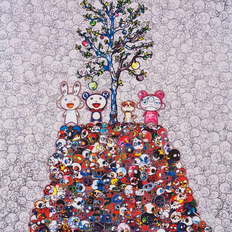Takashi Murakami | Kaikai, Kiki, DOB, and POM atop the of the Dead (2013) | for Sale | Artsy