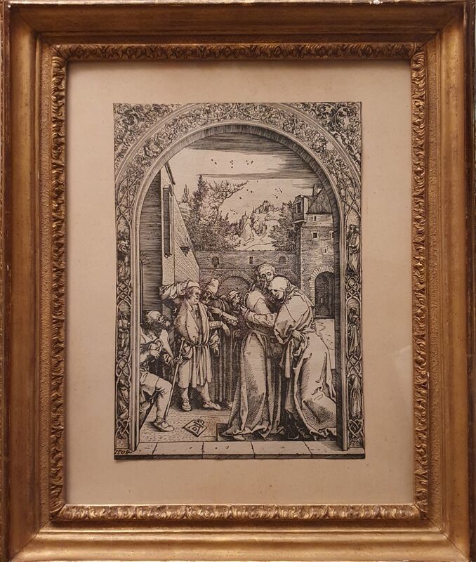 Joachim and St. Anne Meet at the Golden Gate (1511) — Albrecht Dürer