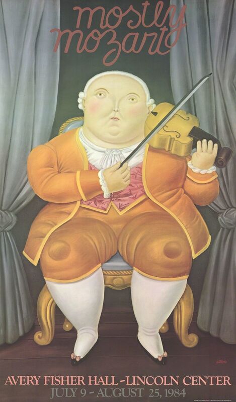 instinkt karton Forberedende navn Fernando Botero | Mostly Mozart (1984) | Artsy