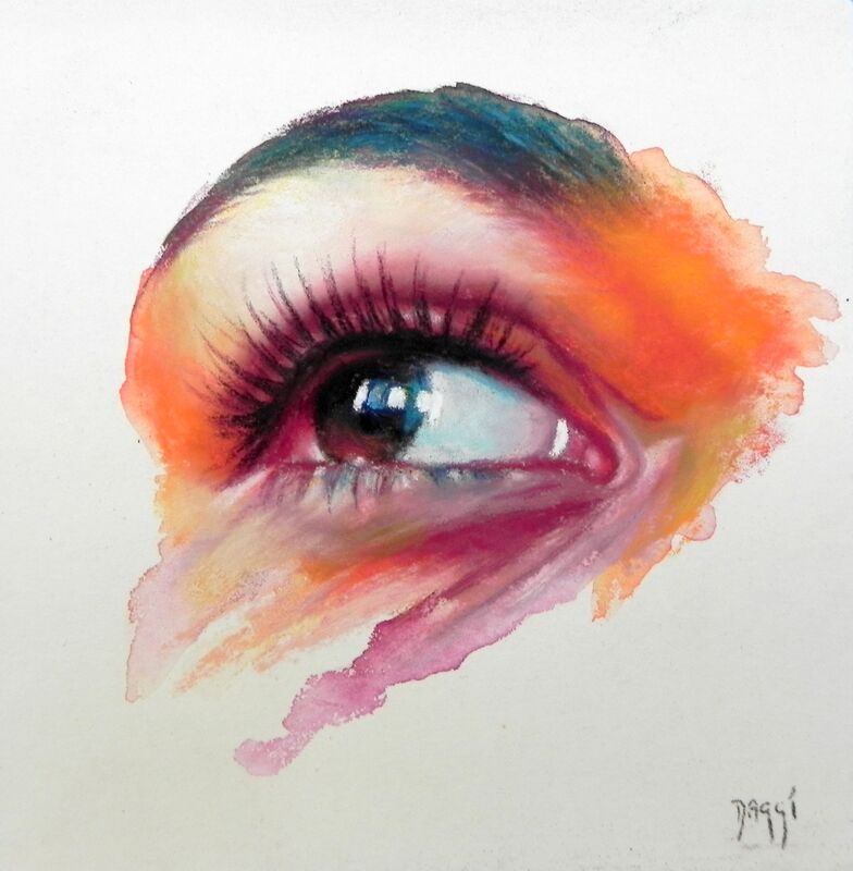 contemporary drawing eye