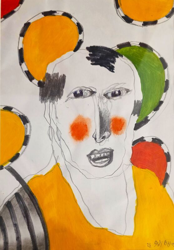 Portrait (2023, paper) — Oded Feingersh