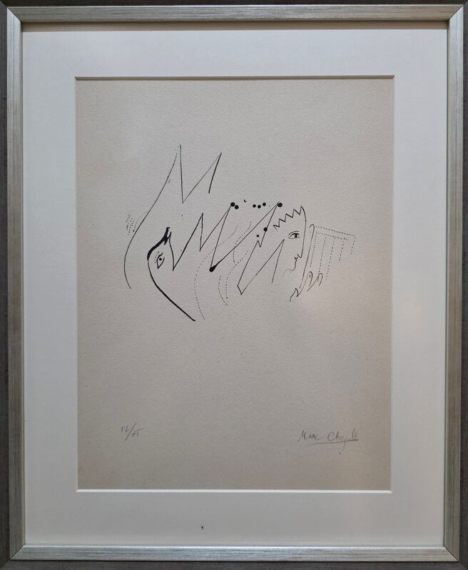 David and Bathsheba (Hand-Signed) — Marc Chagall