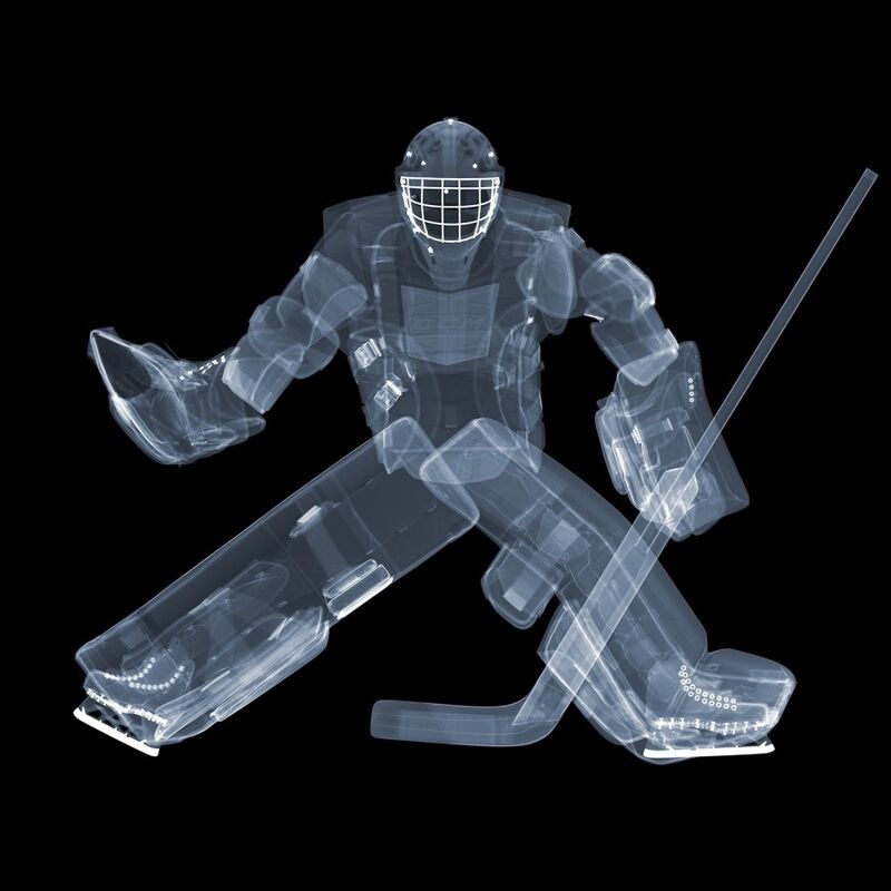 Nick Veasey Ice Hockey Keeper | Available for Sale