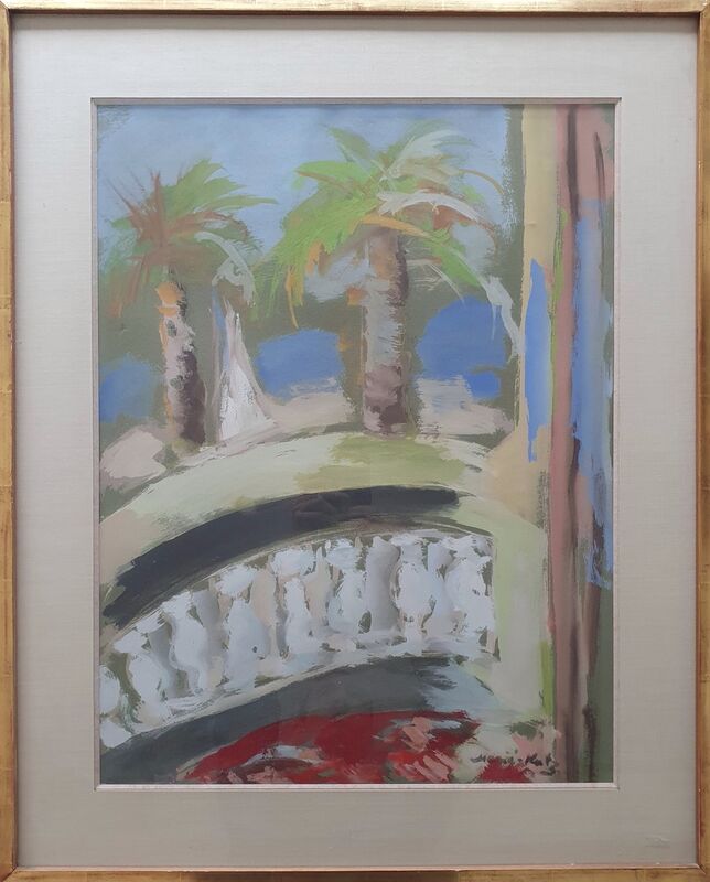 La balustrade sur la mer — Mané-Katz