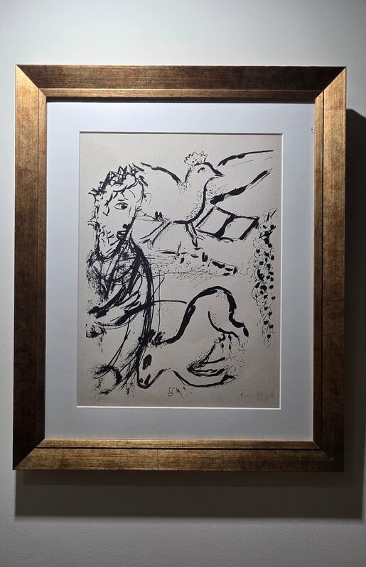 David and Absalom (Hand-Signed) — Marc Chagall